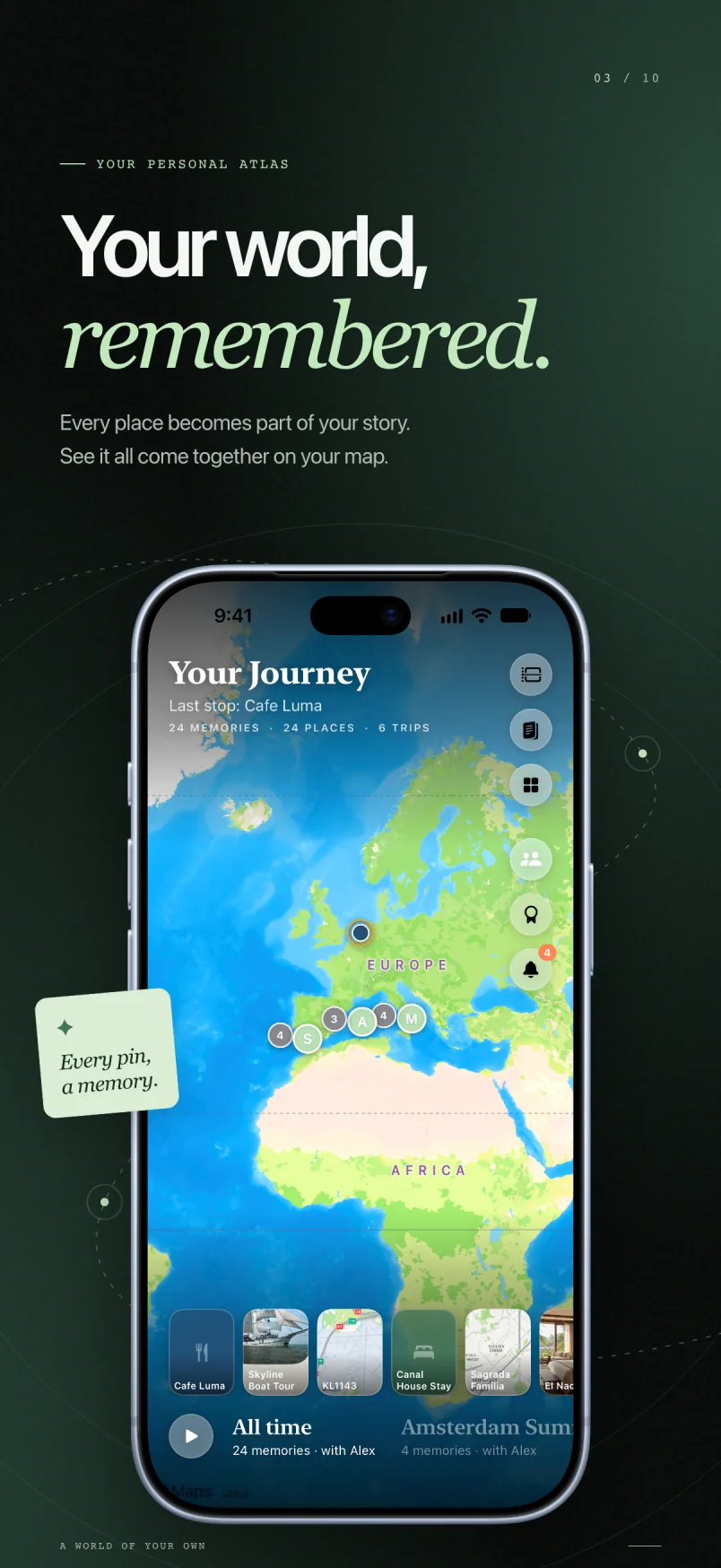 Maveon Journey screen